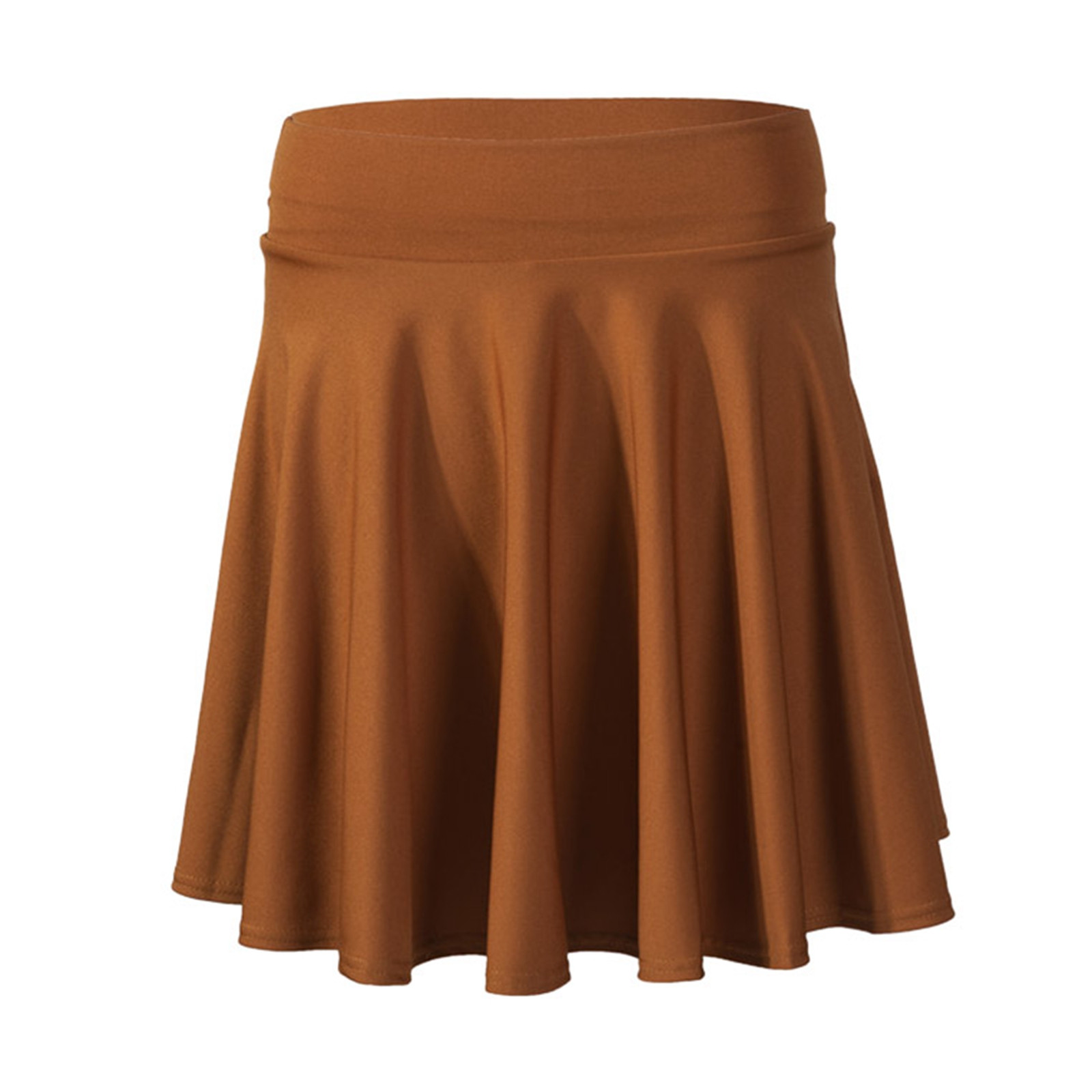 thumbnail image 5 of Falda midi plisada de corte A para mujer: falda media de 45 cm de poliéster y spandex, no transparente, versátil para todas las ocasiones, tallas S-XXXXL, 5 of 5